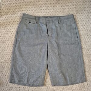 GAP Women's Gray Stretch Mid Shorts Business Casual Size 0